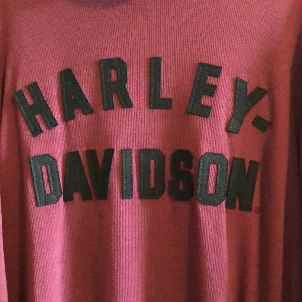 Harley-Davidson Ribbed Knit Turtleneck Sweater